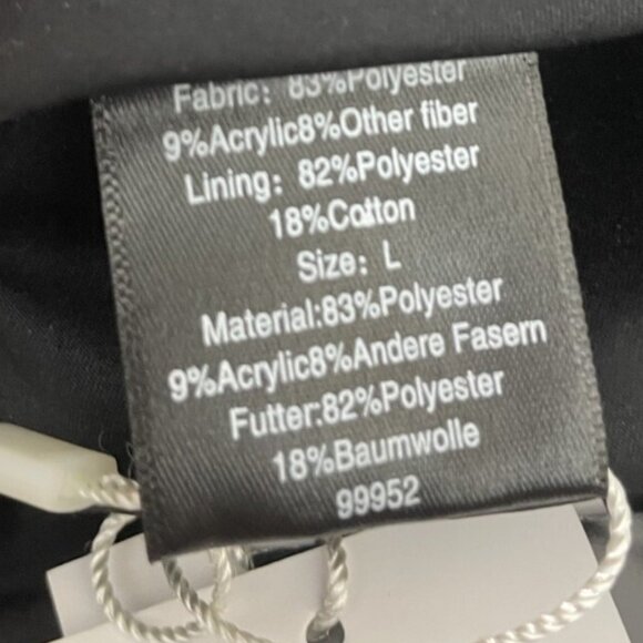 Comhats Women's Blend Beret Cap Plaid Warm Browns Pink Stripe Size Large NWT - Picture 8 of 8